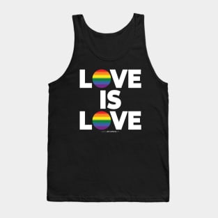 LOVE IS LOVE - human activist - LGBT / LGBTQI (128) Tank Top